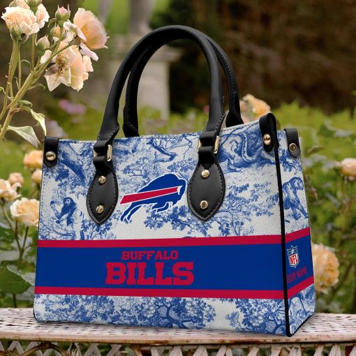 Buffalo Bills Personalized Leather Hand Bag BB333