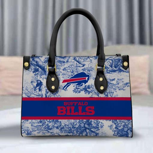 Buffalo Bills Personalized Leather Hand Bag BB333