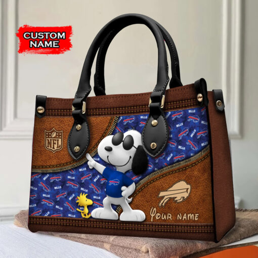 Buffalo Bills Personalized Leather Hand Bag BBLTHB539