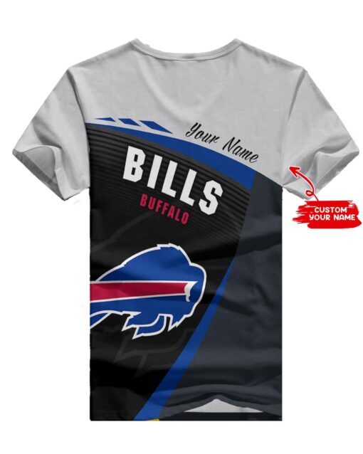 Buffalo Bills Personalized V-neck Women T-shirt BG641