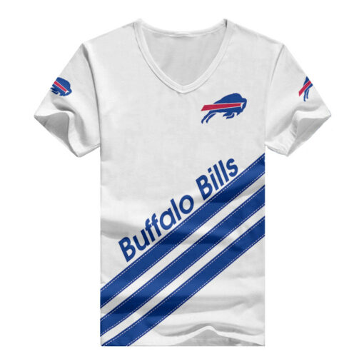 Buffalo Bills Summer V-neck Women T-shirt BG424