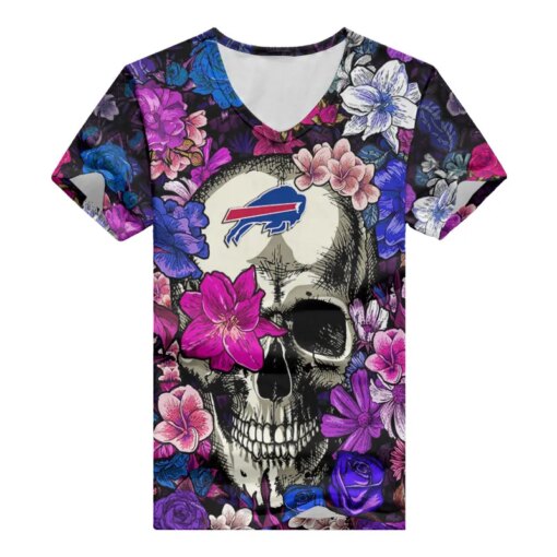 Buffalo Bills V-neck Women T-shirt BG454