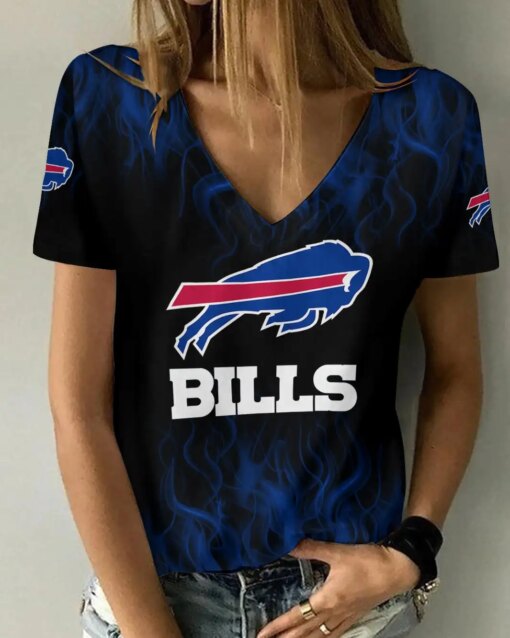 Buffalo Bills V-neck Women T-shirt BG567