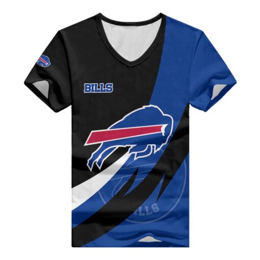 Buffalo Bills V-neck Women T-shirt BG713