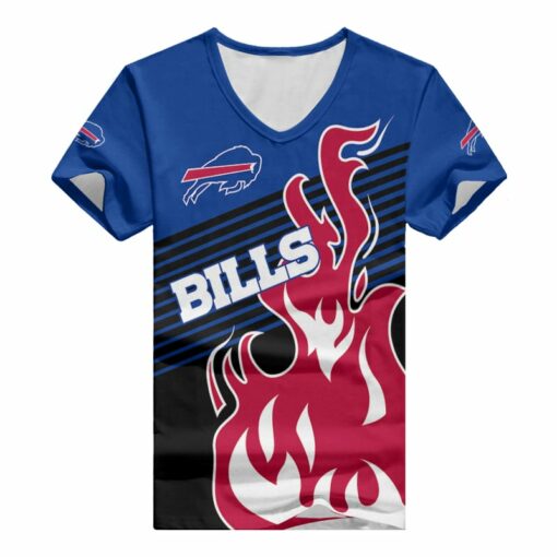 Buffalo Bills V-neck Women T-shirt BG742