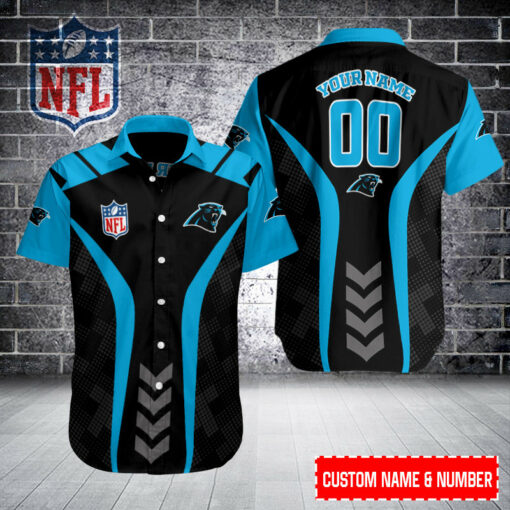 Carolina Panthers Personalized Button Shirt BB570