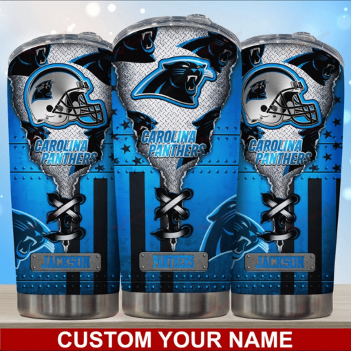 Carolina Panthers Personalized Tumbler BG409