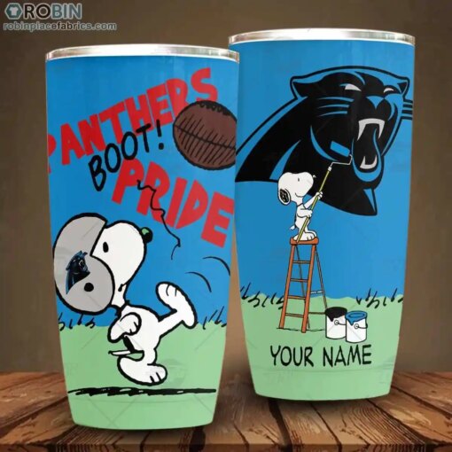 Carolina Panthers Personalized Tumbler BG583