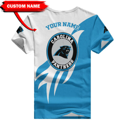 Carolina Panthers Personalized V-neck Women T-shirt BG426