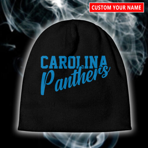 Carolina Panthers Personalized Wool Beanie BGWBH208