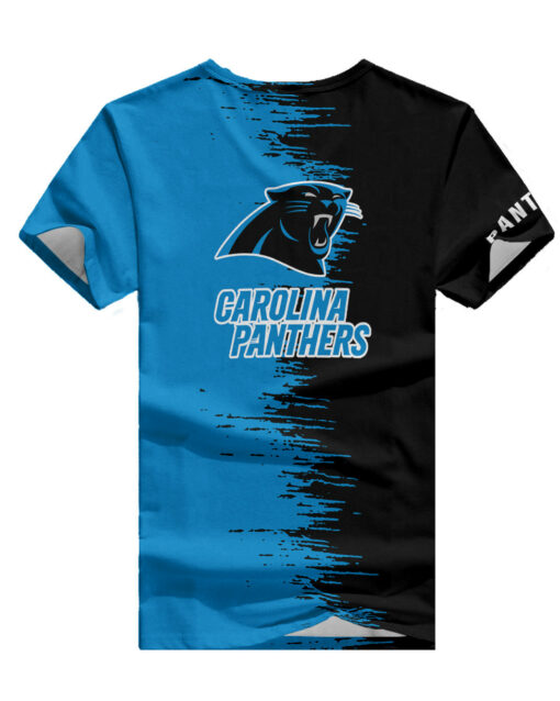 Carolina Panthers Summer V-neck Women T-shirt BG25