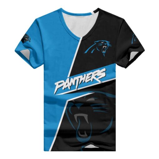 Carolina Panthers V-neck Women T-shirt BG803