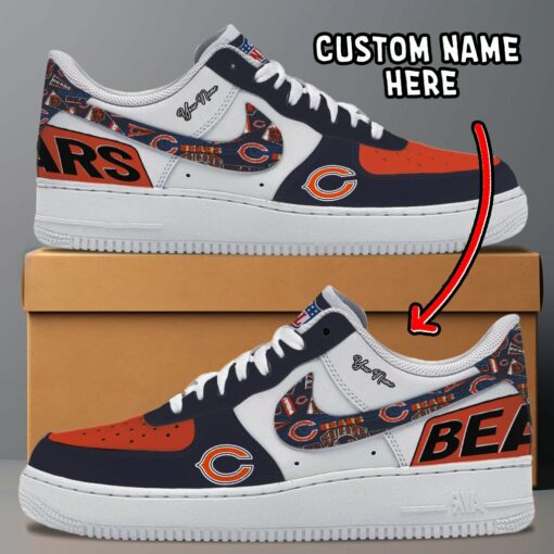 Chicago Bears Personalized AF1-1 Shoes AF1S007