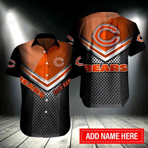 Chicago Bears Personalized Button Shirt BB067