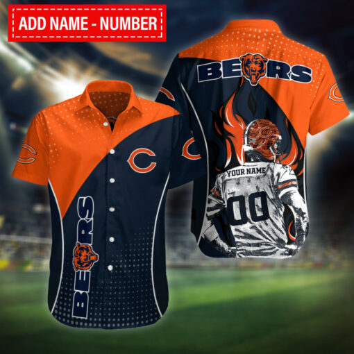 Chicago Bears Personalized Button Shirts BG110