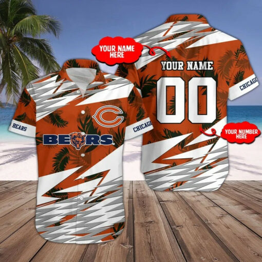 Chicago Bears Personalized Button Shirts BG129