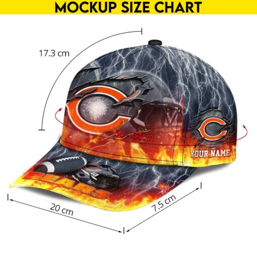 Chicago Bears Personalized Classic Cap BB851