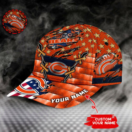 Chicago Bears Personalized Classic Cap BG794