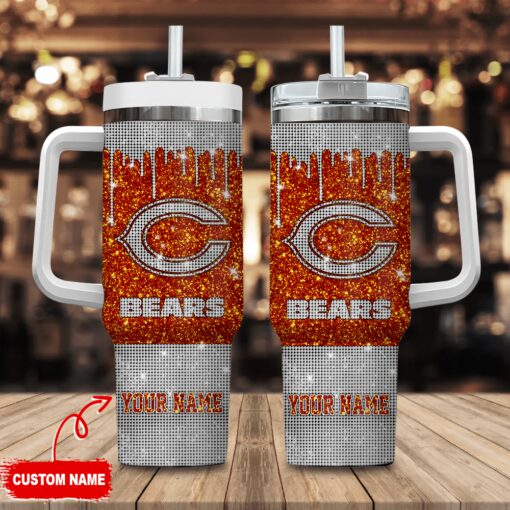 Chicago Bears Personalized Limited Edition Sport Fan Gift 40oz Tumbler AZC40OZT059