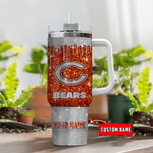 Chicago Bears Personalized Limited Edition Sport Fan Gift 40oz Tumbler AZC40OZT059