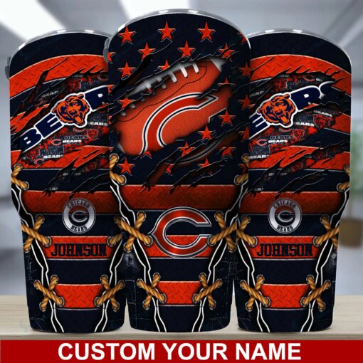 Chicago Bears Personalized Tumbler BG05