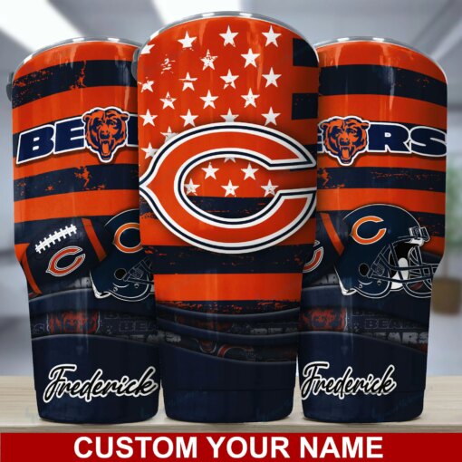 Chicago Bears Personalized Tumbler BG35