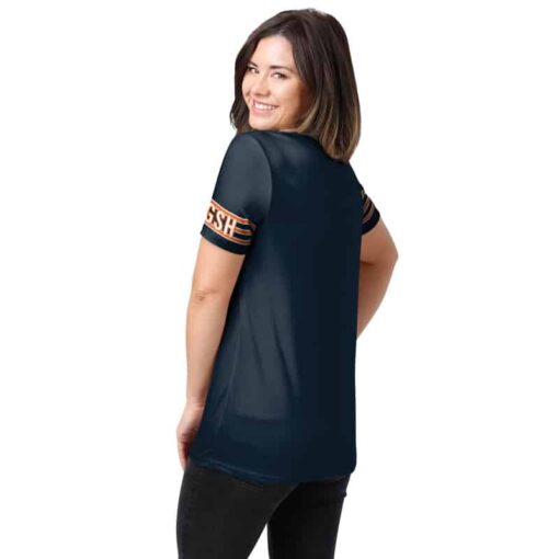 Chicago Bears Personalized V-neck Women T-shirt BG732