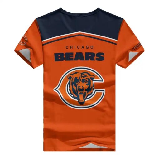 Chicago Bears Personalized V-neck Women T-shirt BG871