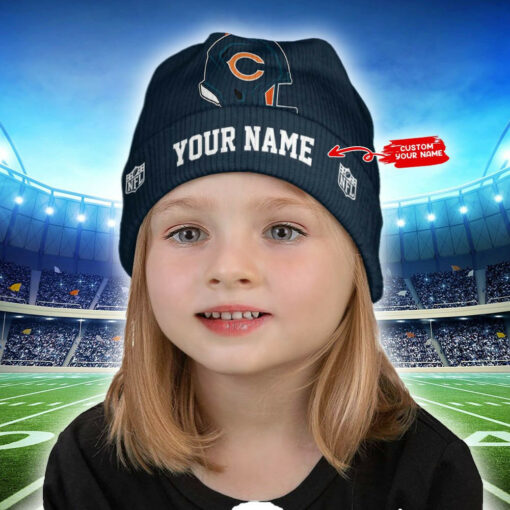 Chicago Bears Personalized Wool Beanie 147