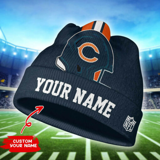 Chicago Bears Personalized Wool Beanie 147