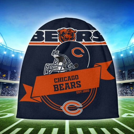 Chicago Bears Personalized Wool Beanie 182