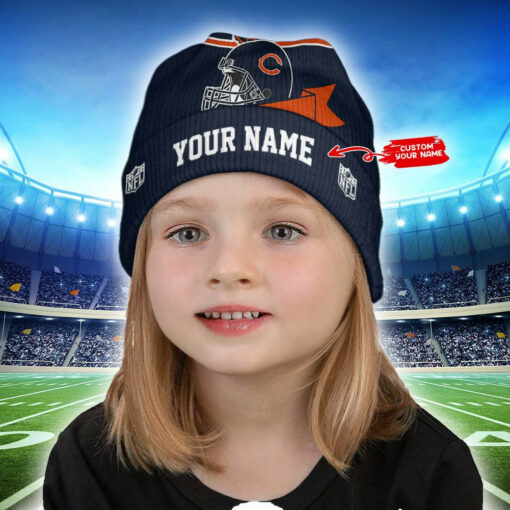 Chicago Bears Personalized Wool Beanie 182