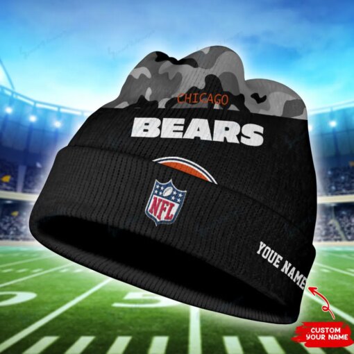 Chicago Bears Personalized Wool Beanie 76