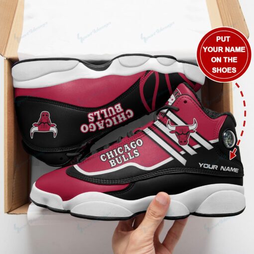 Chicago Bulls Personalized AJD13 Sneakers BG12