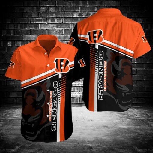 Cincinnati Bengals Button Shirt BG731