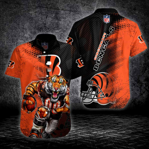 Cincinnati Bengals Button Shirts BG446