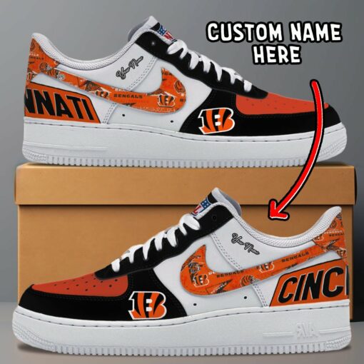 Cincinnati Bengals Personalized AF1-1 Shoes AF1S008