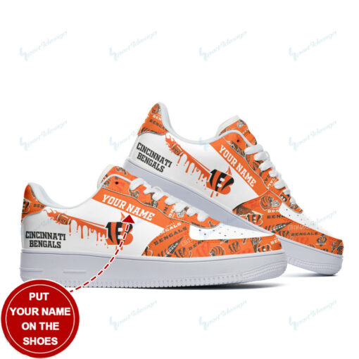 Cincinnati Bengals Personalized AF1 Shoes BG128