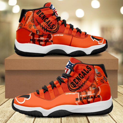 Cincinnati Bengals Personalized AJD11 Sneakers BG190