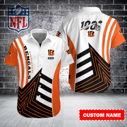 Cincinnati Bengals Personalized Button Shirt BB599