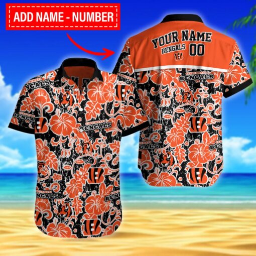 Cincinnati Bengals Personalized Button Shirts BG45