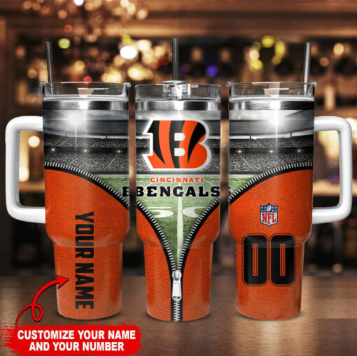 Cincinnati Bengals Personalized Limited Edition Sport Fan Gift 40oz Tumbler AZC40OZT117