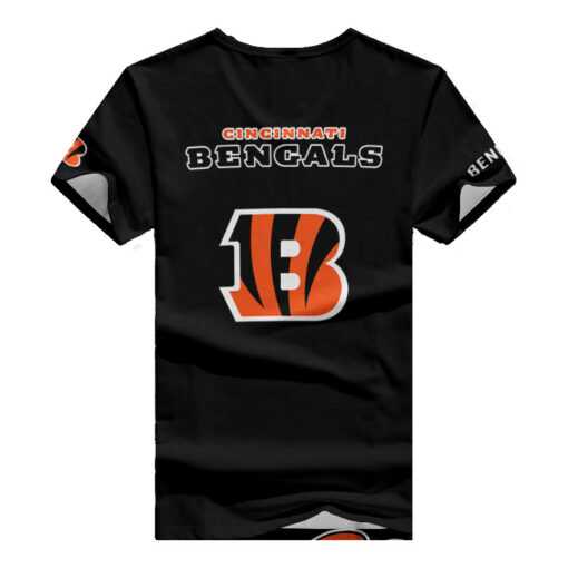 Cincinnati Bengals Personalized Summer V-neck Women T-shirt BG420