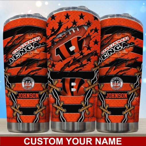 Cincinnati Bengals Personalized Tumbler BG06