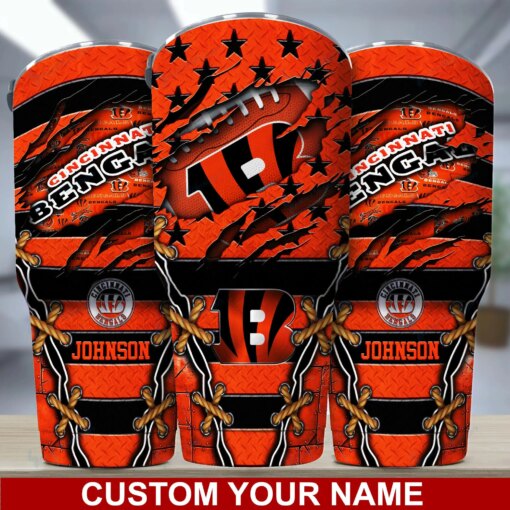 Cincinnati Bengals Personalized Tumbler BG06