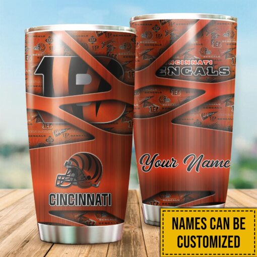 Cincinnati Bengals Personalized Tumbler BG288