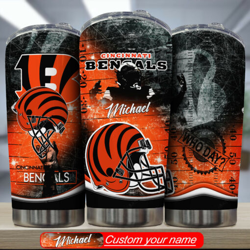 Cincinnati Bengals Personalized Tumbler BG316