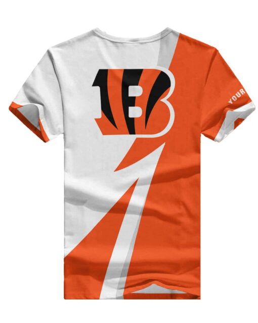 Cincinnati Bengals Personalized V-neck Women T-shirt BG904