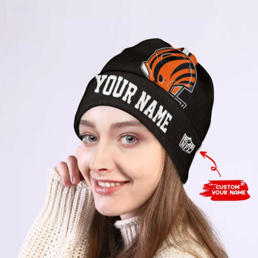 Cincinnati Bengals Personalized Wool Beanie 148