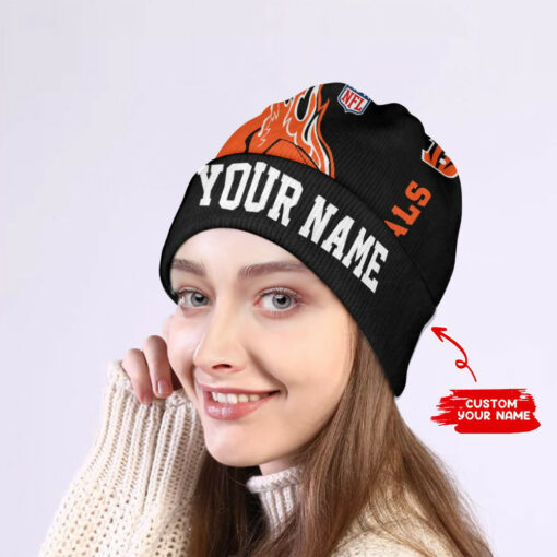 Cincinnati Bengals Personalized Wool Beanie 187